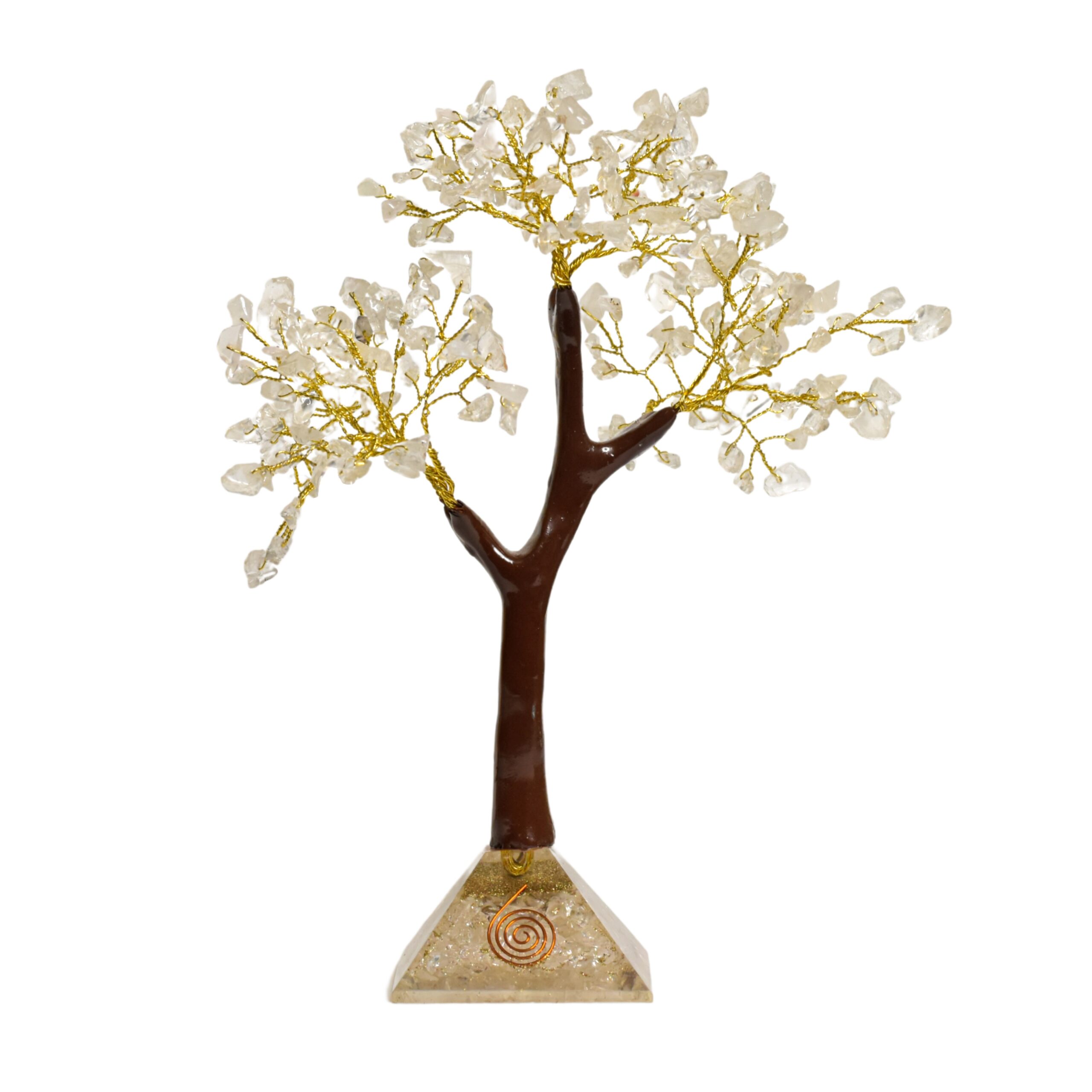 KACHVI Crystal Set |Clear Gold Silver Pryamid Tree - Image 8
