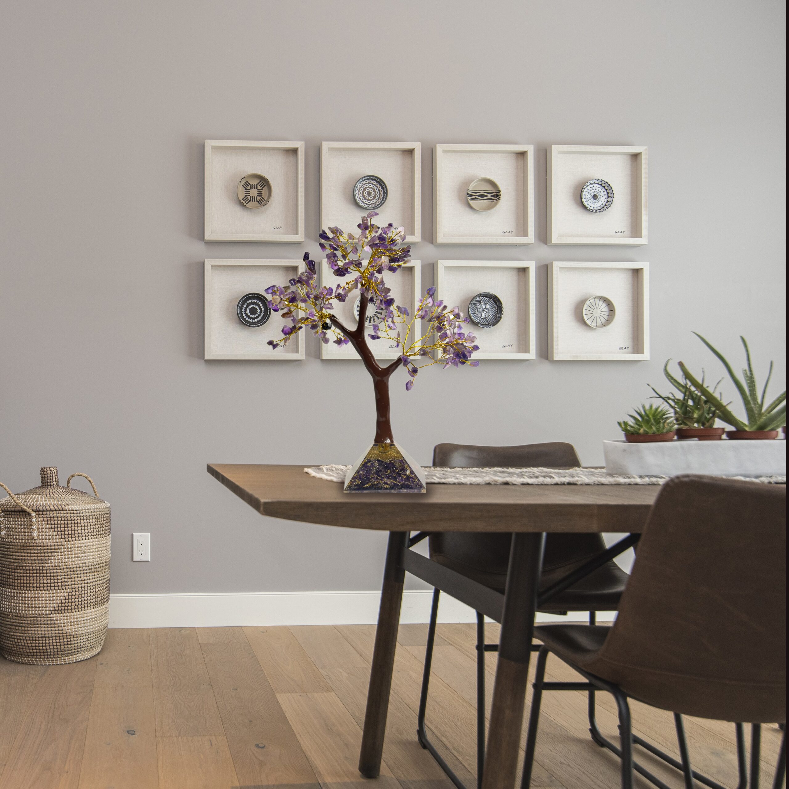 KACHVI Crystal Set |Amethyst Pryamid Tree - Image 5