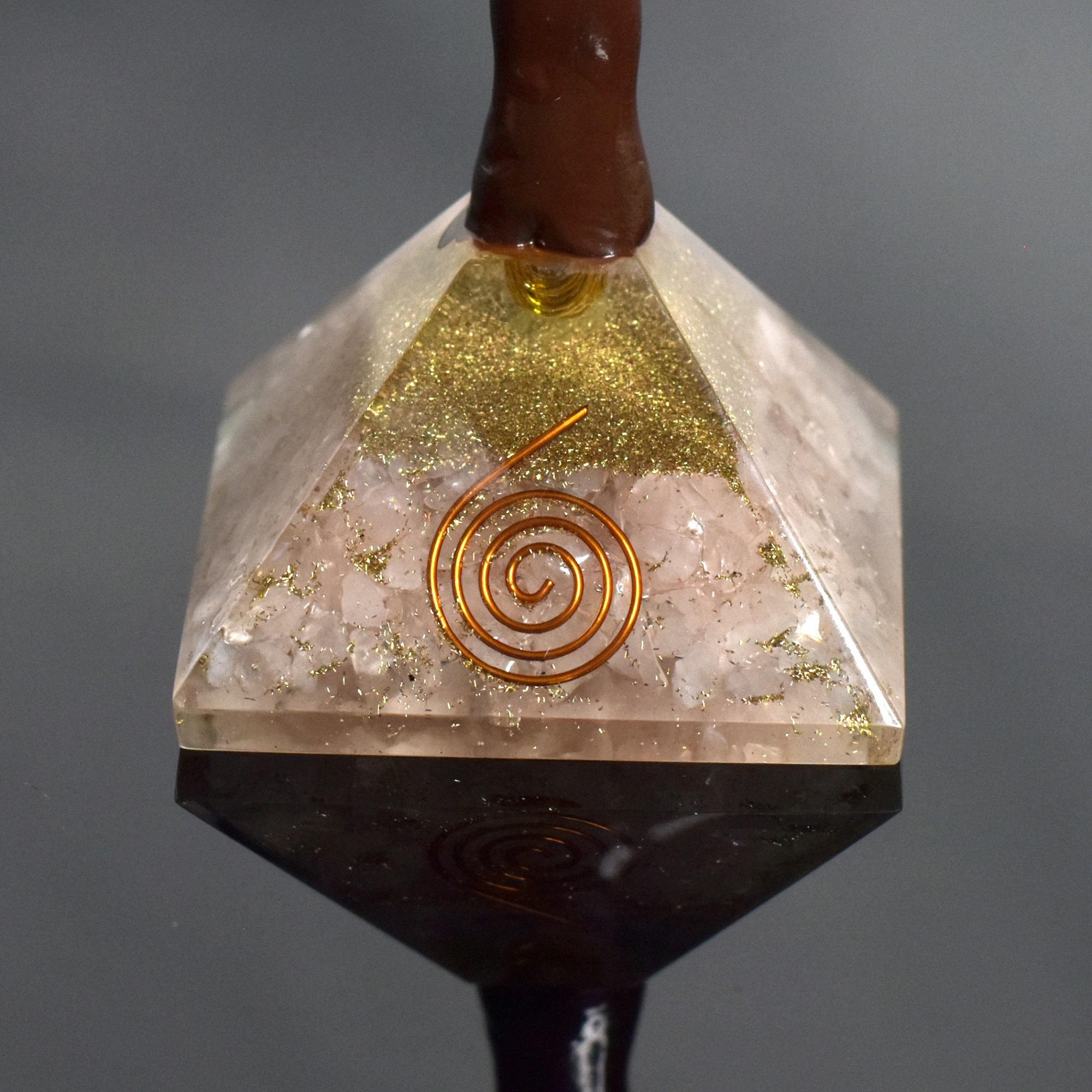 KACHVI Crystal Set |Rose Gold Pryamid Tree