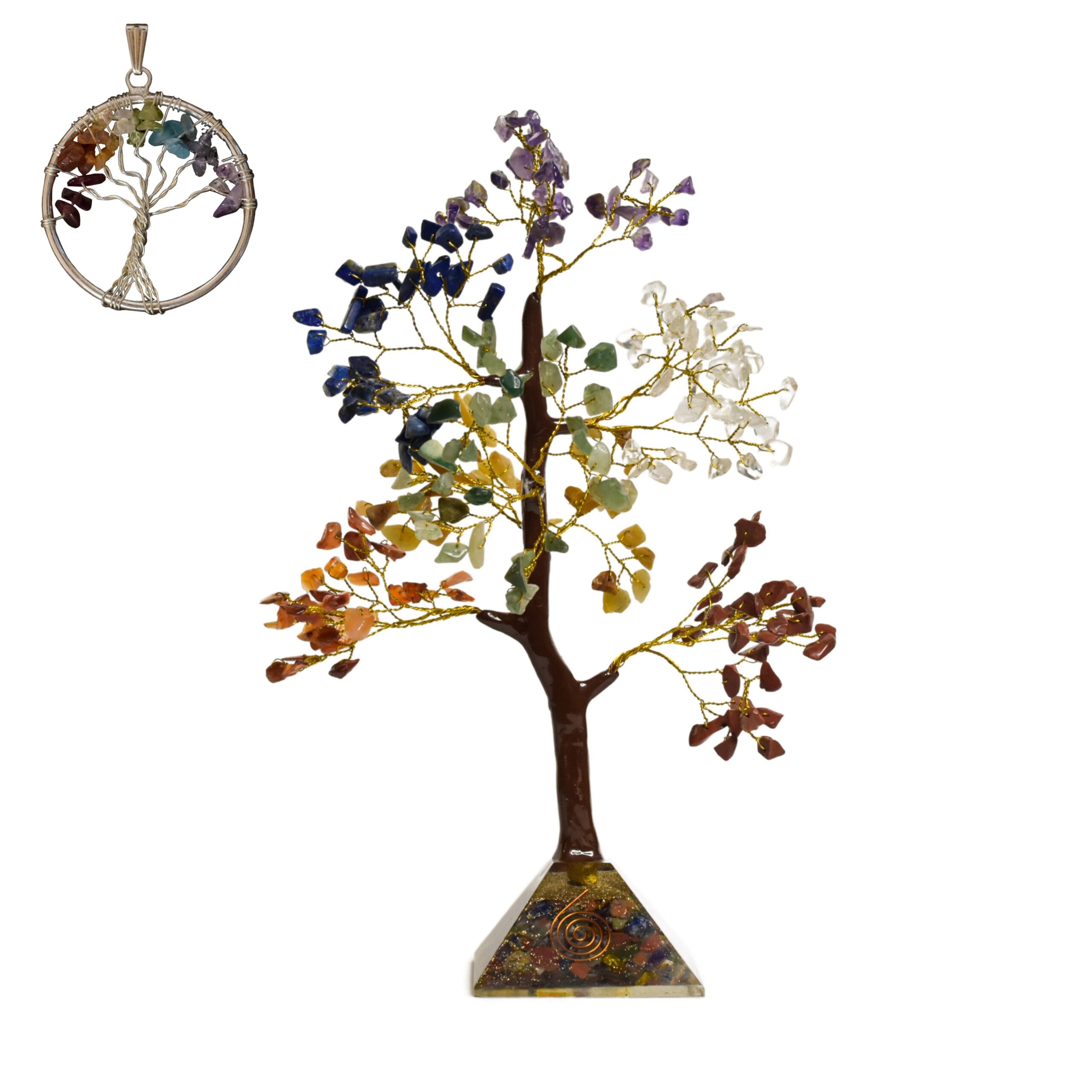 KACHVI Crystal Set |7 Chakra Pryamid Tree - Image 2