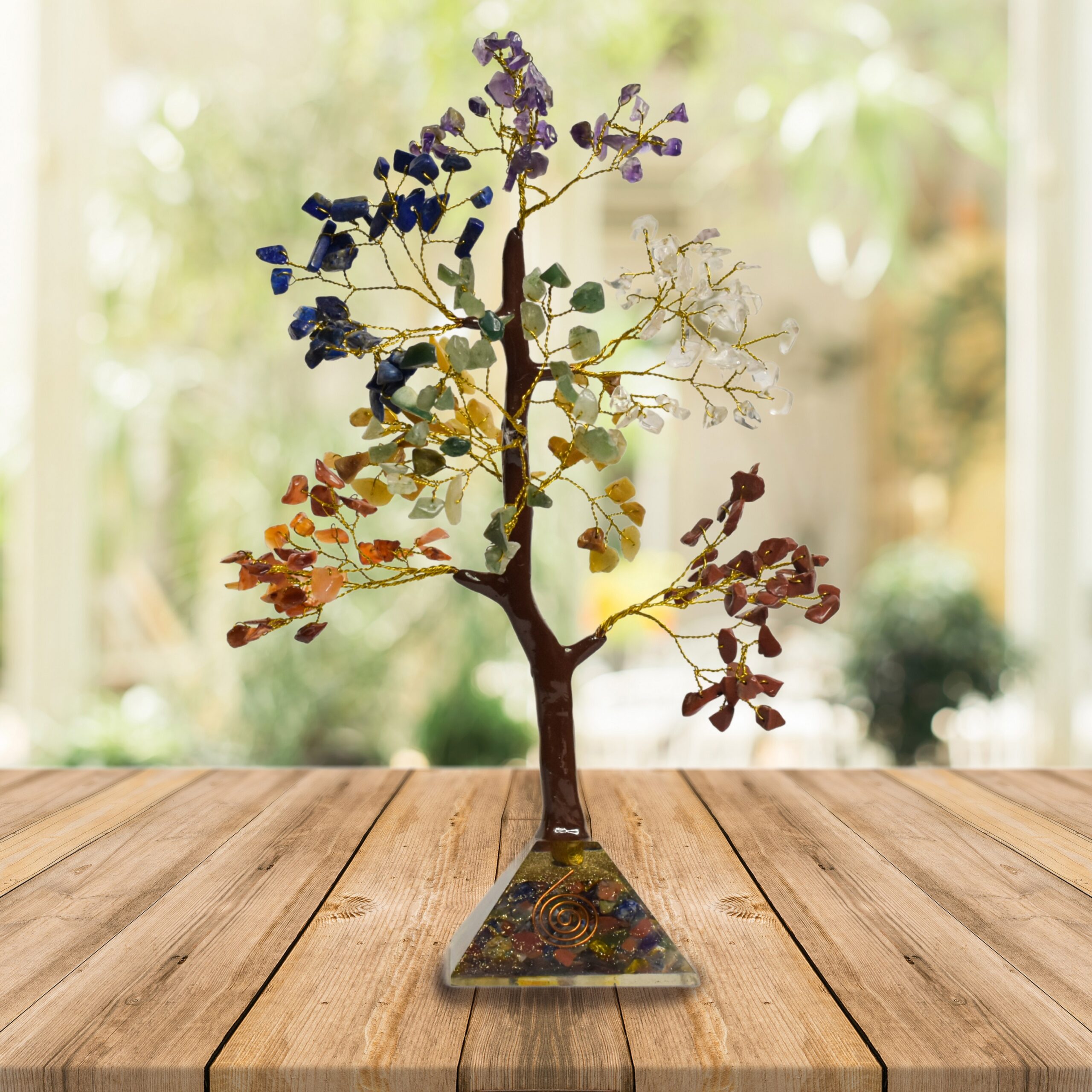 KACHVI Crystal Set |7 Chakra Pryamid Tree - Image 4