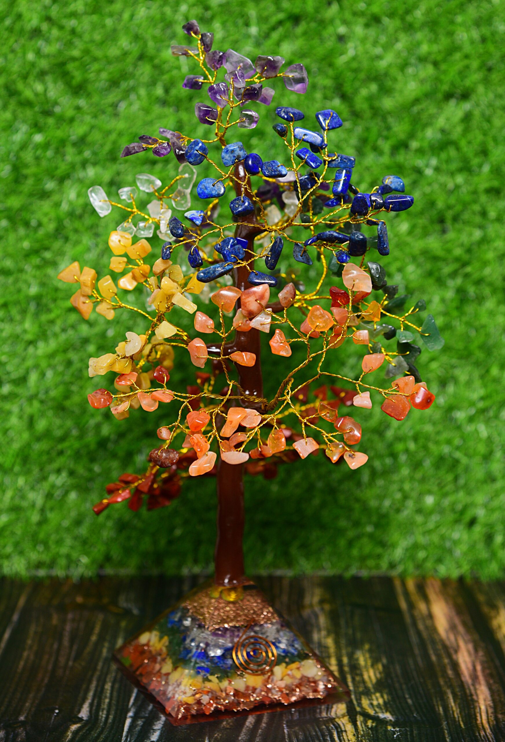 KACHVI Crystal Set |7 Chakra Pryamid Tree - Image 6