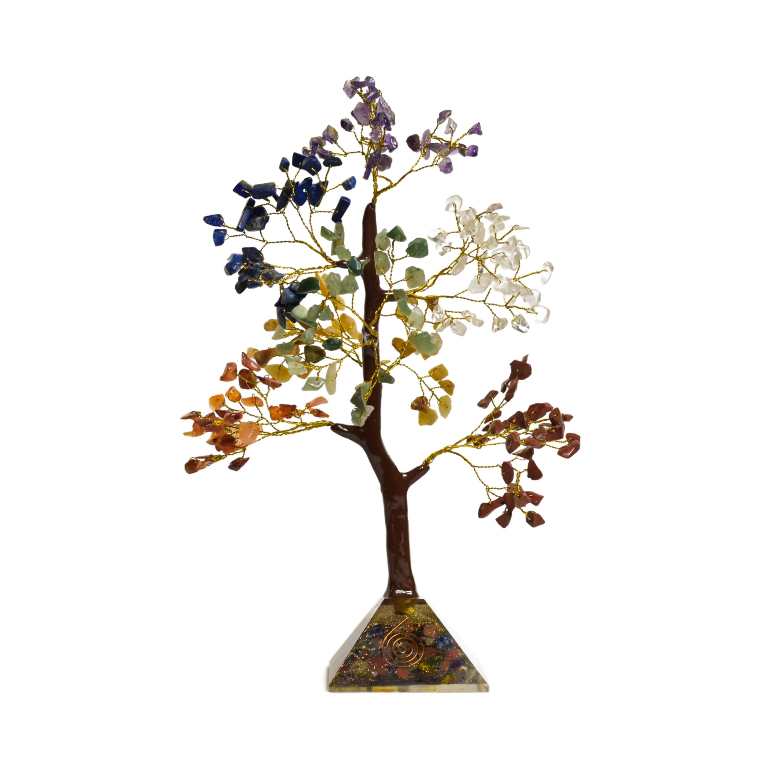 KACHVI Crystal Set |7 Chakra Pryamid Tree