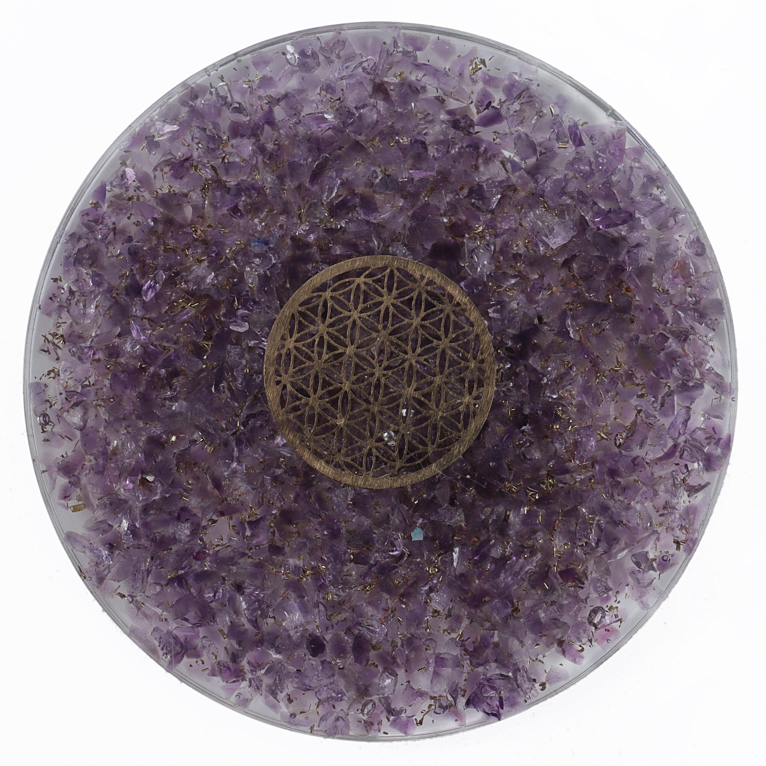 KACHVI Crystal Set |Amethyst Coaster Orgone - Image 2