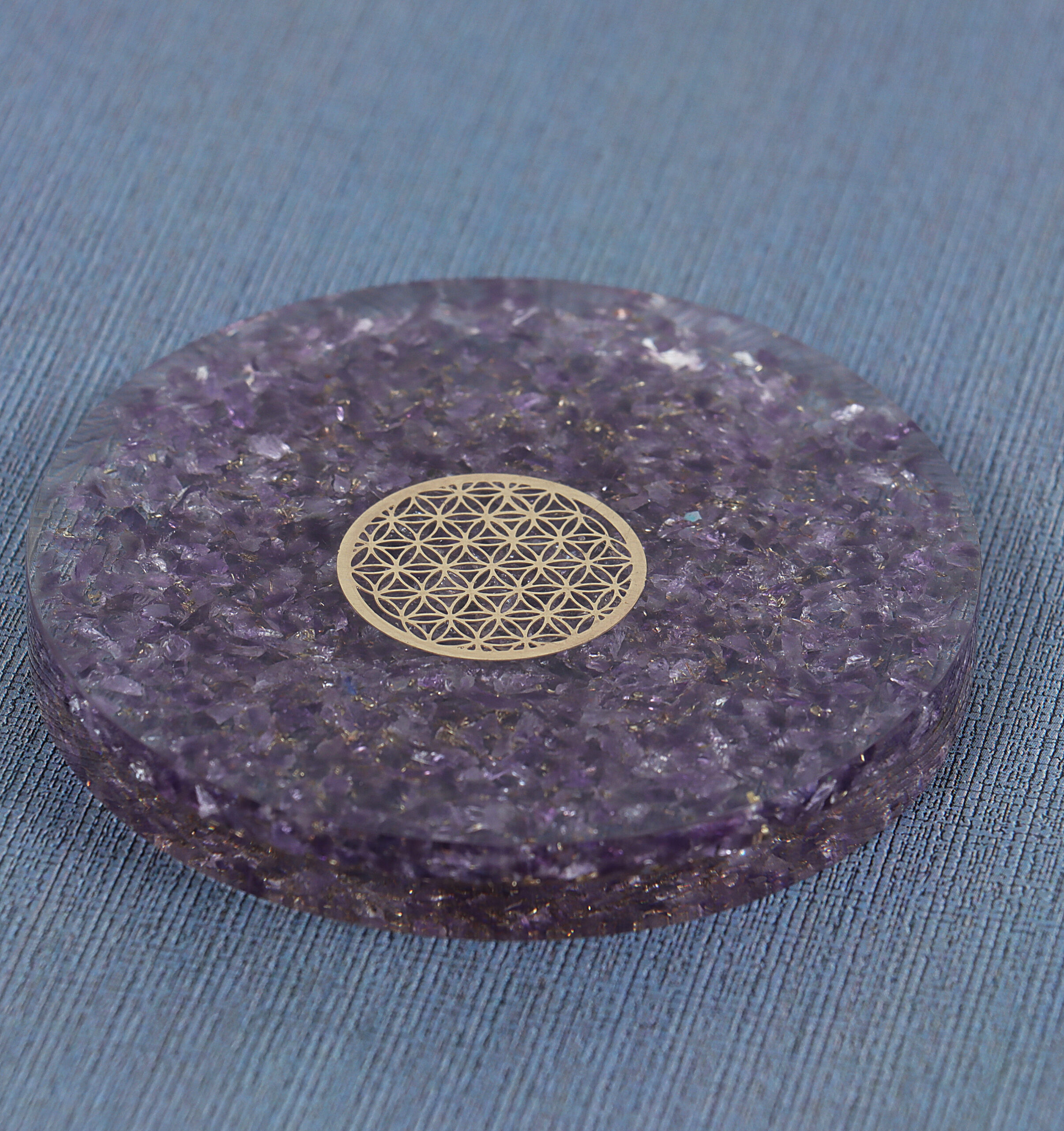KACHVI Crystal Set |Amethyst Coaster Orgone - Image 6