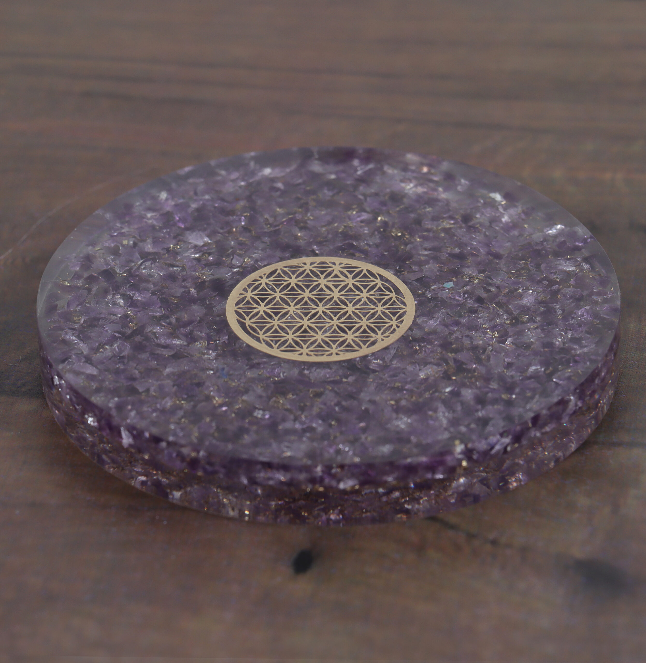 KACHVI Crystal Set |Amethyst Coaster Orgone - Image 7