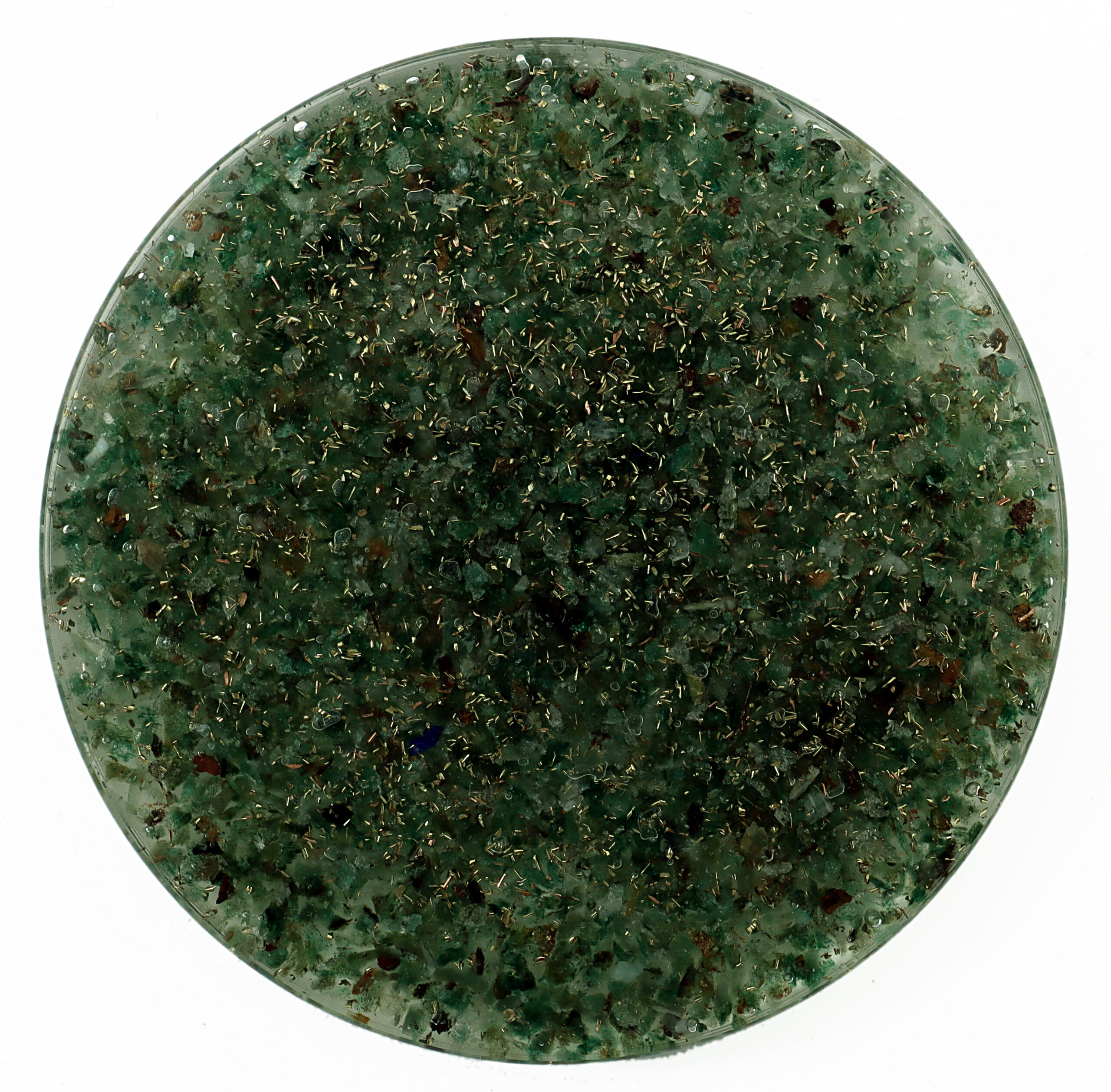 KACHVI Crystal Set |Green Coaster Orgone - Image 3