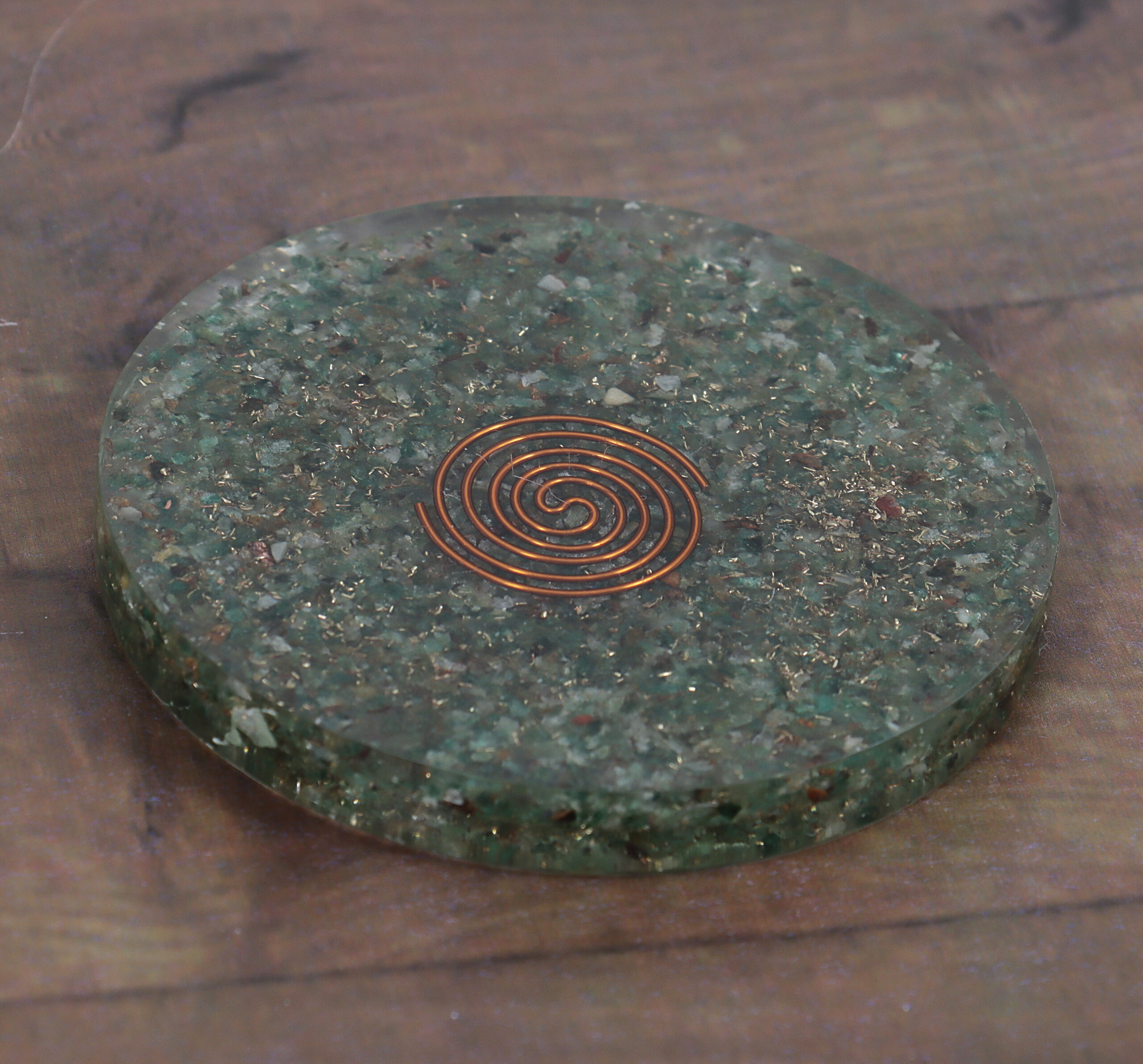 KACHVI Crystal Set |Green Coaster Orgone - Image 6