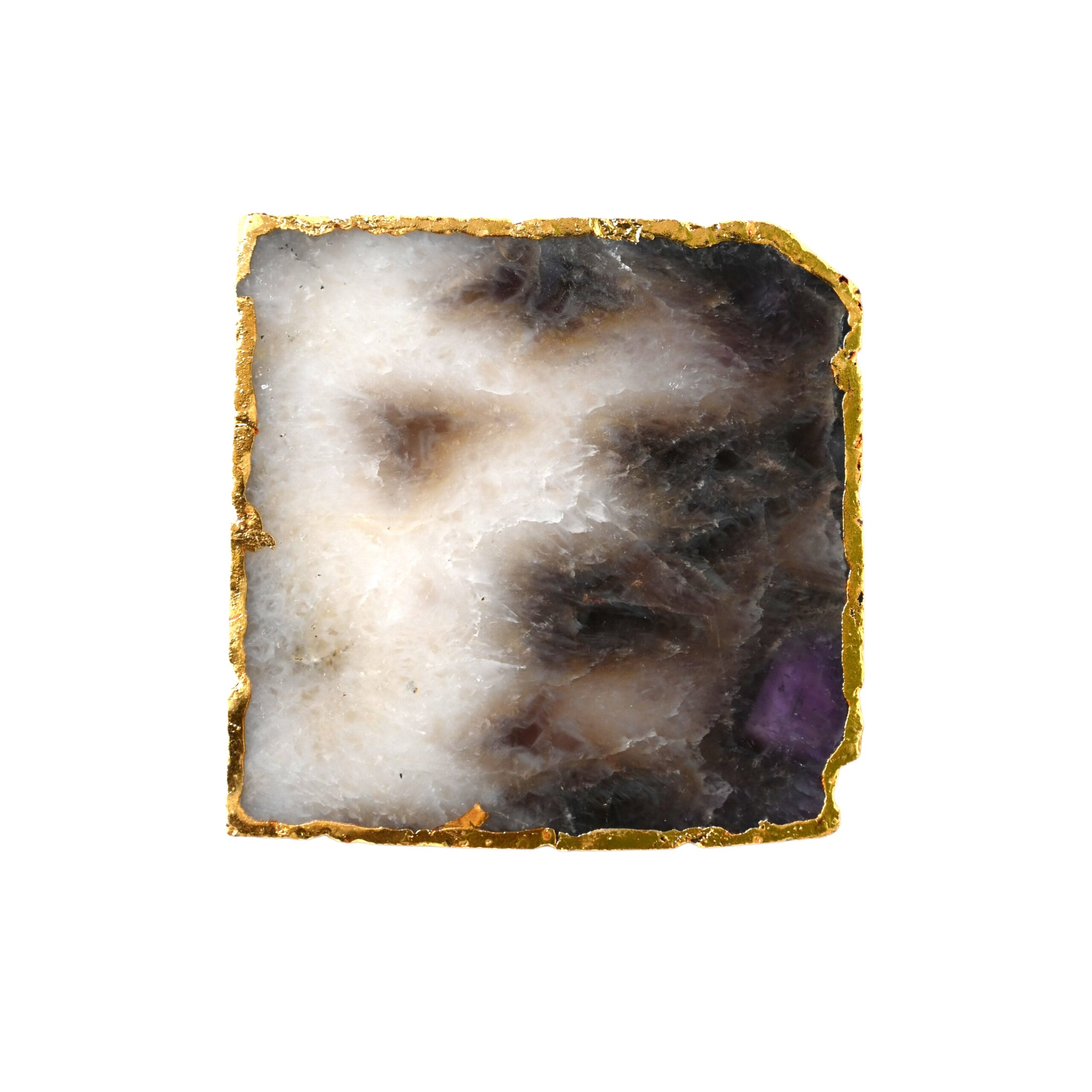 KACHVI Crystal Set |Amethyst Square Crystal