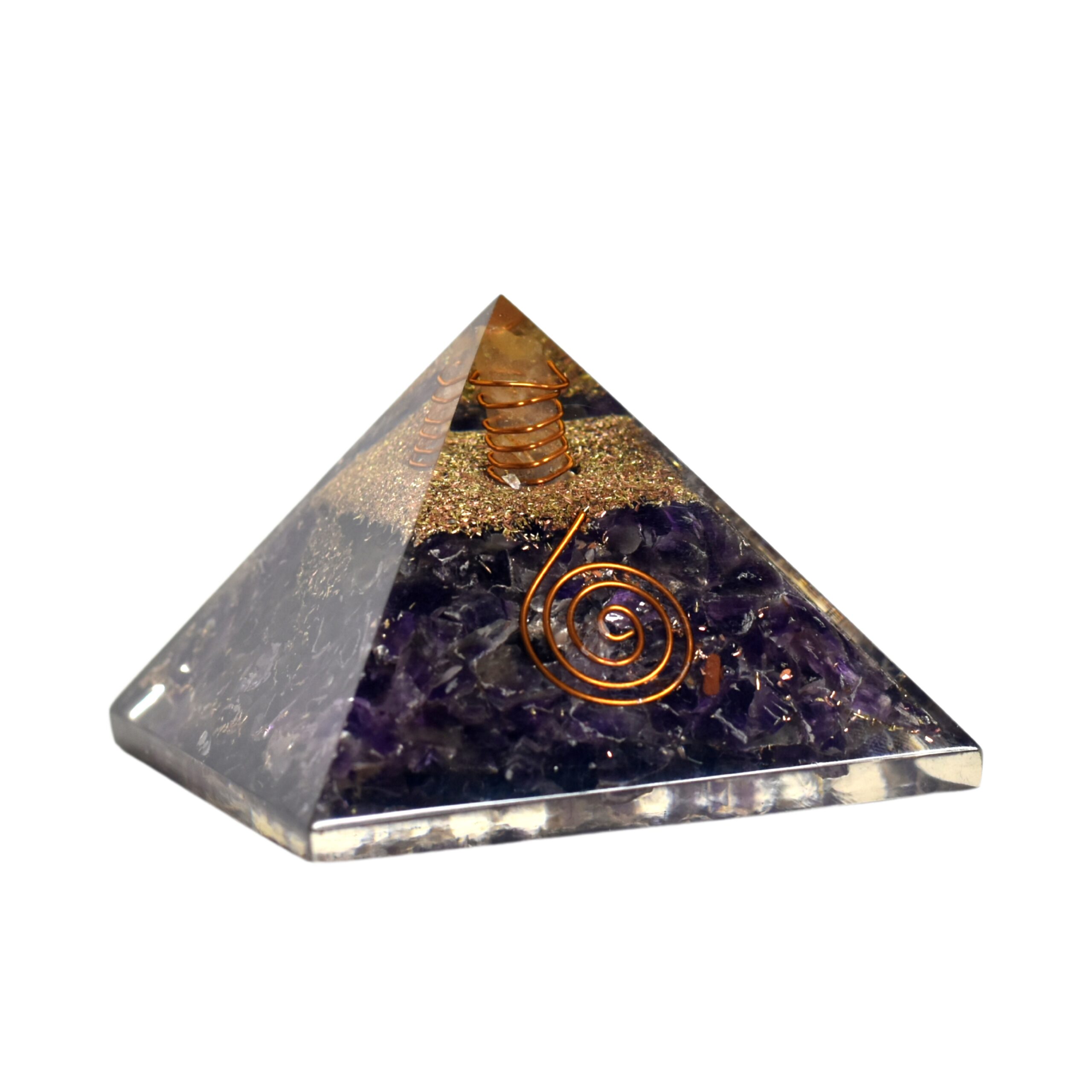 KACHVI Crystal Set |Amethyst Pryamid