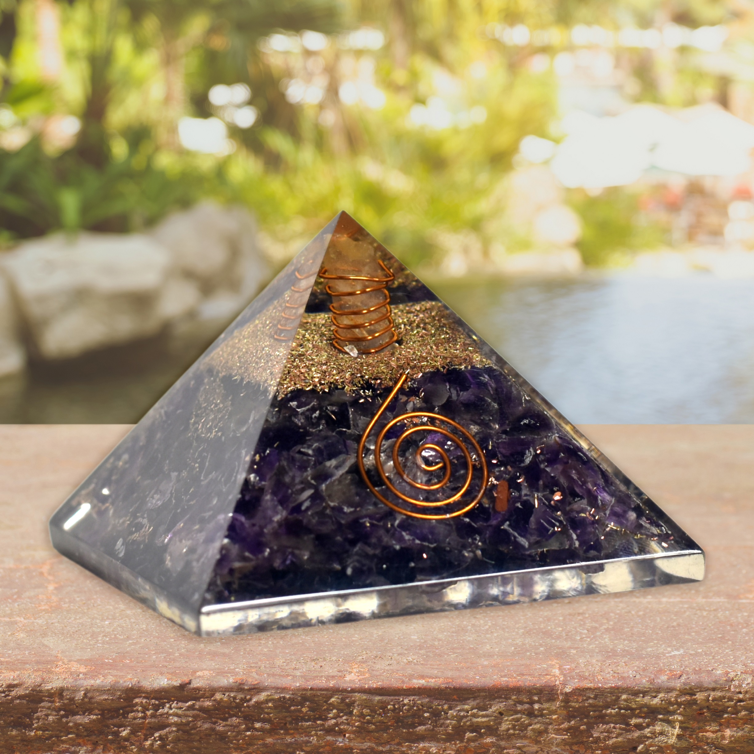 KACHVI Crystal Set |Amethyst Pryamid - Image 3