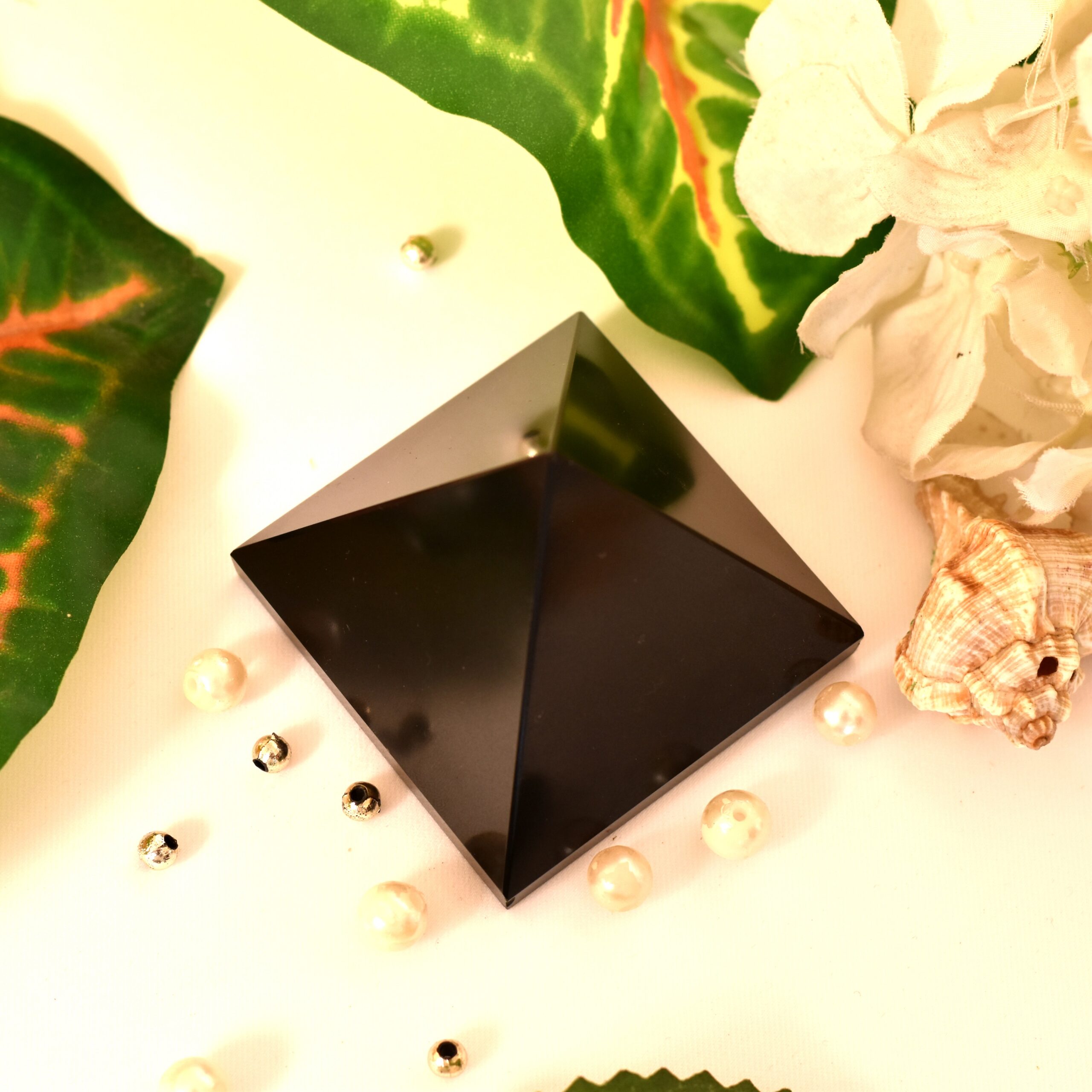 KACHVI Crystal Set |Black Obsadian Prayamid - Image 2