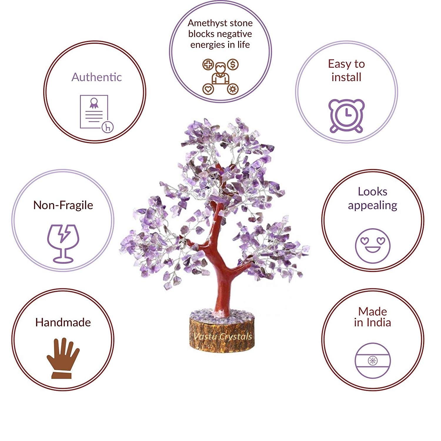 KACHVI Crystal Tree | Amethyst - Image 7