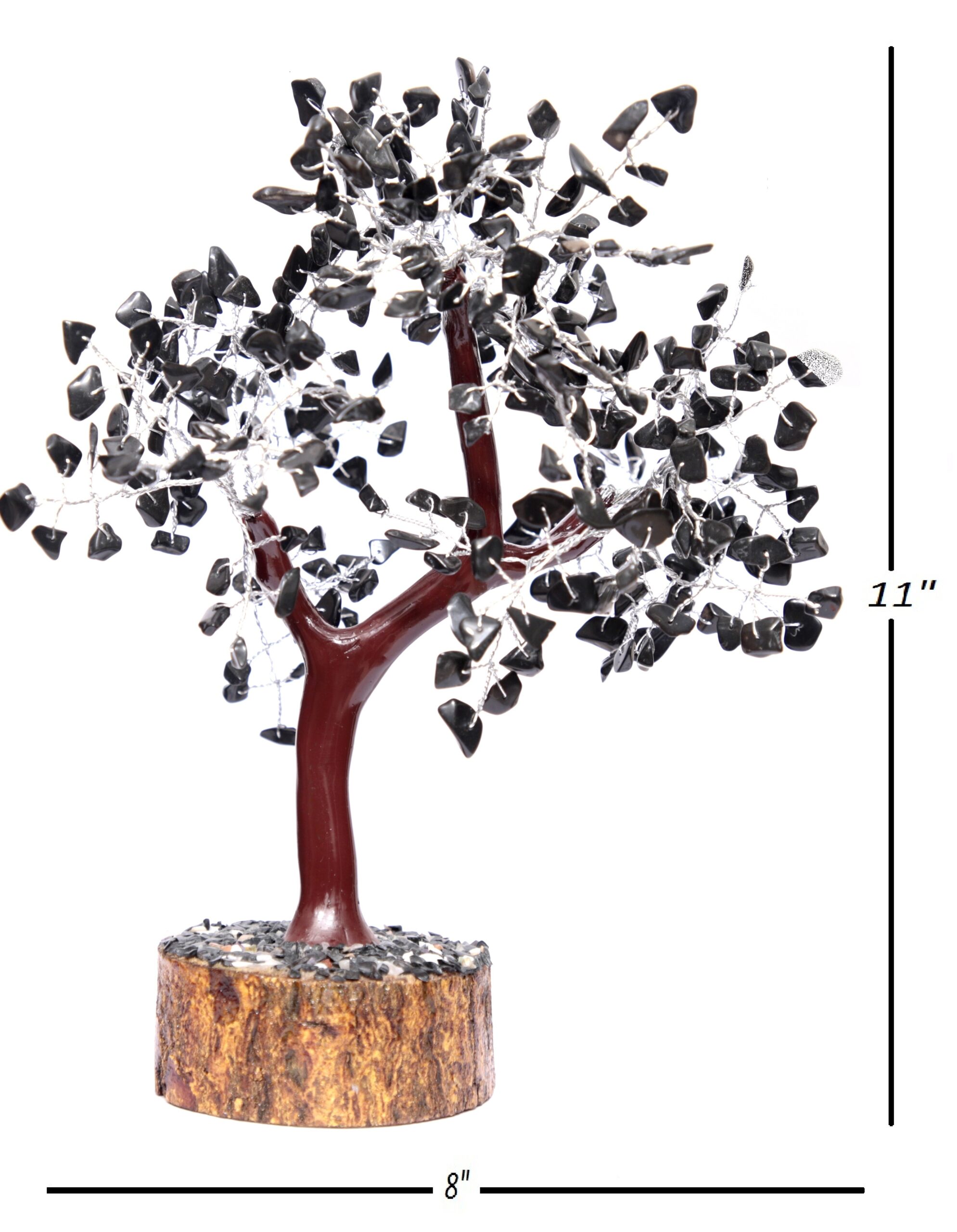 KACHVI Crystal Tree | Black Turmoline_Silver - Image 2