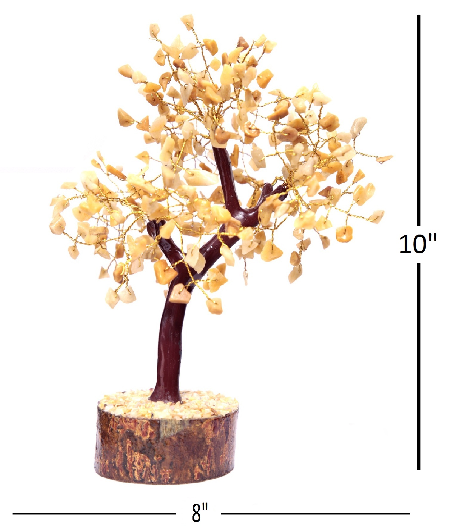 KACHVI Crystal Tree | Gold QTZ_Gold - Image 2