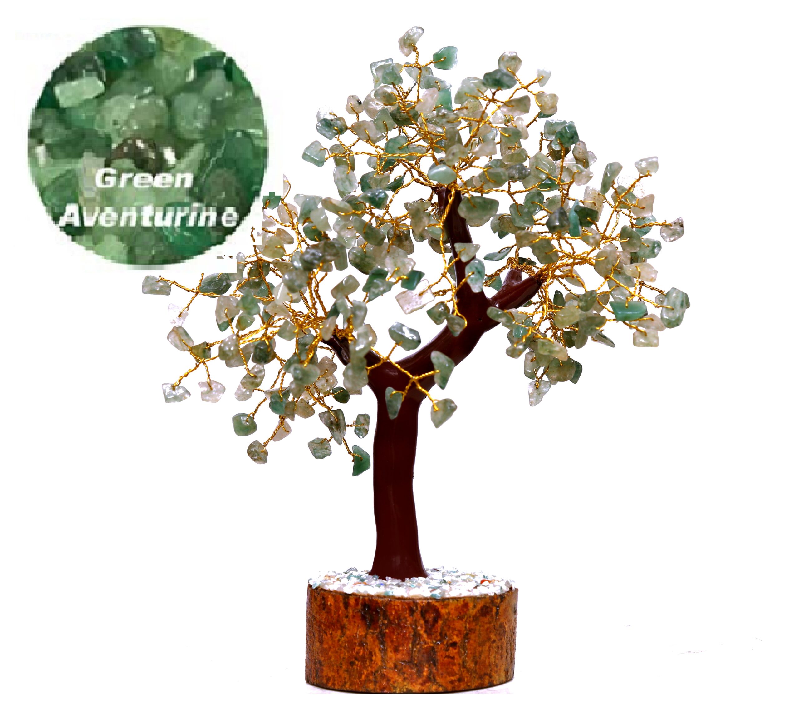 KACHVI Crystal Tree | Lt Green - Image 3