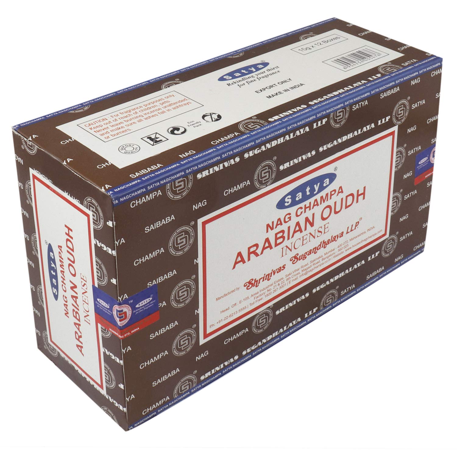 KACHVI Incense |Satya | Nag Champa |ARABIAN OUDH