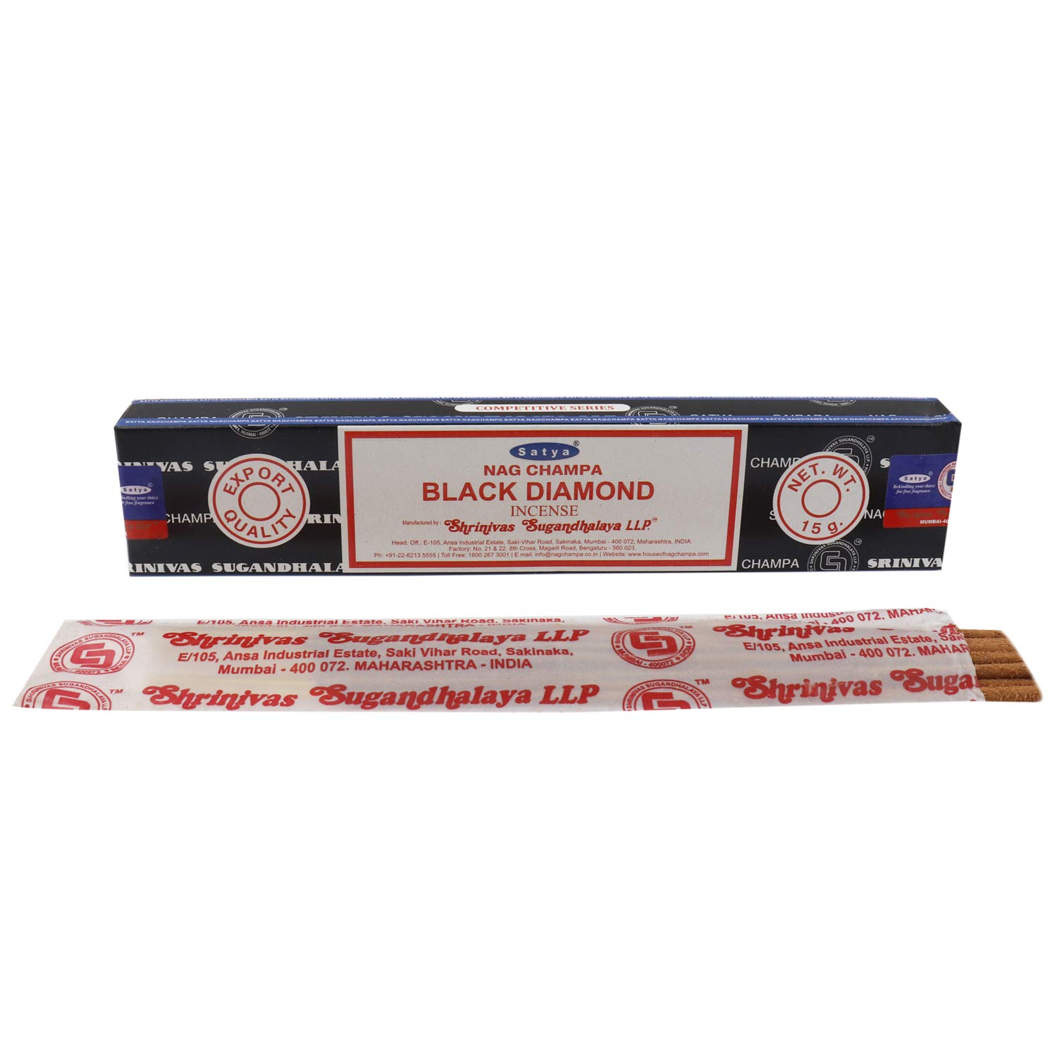 KACHVI Incense |Satya | Nag Champa |Black Diamond - Image 3