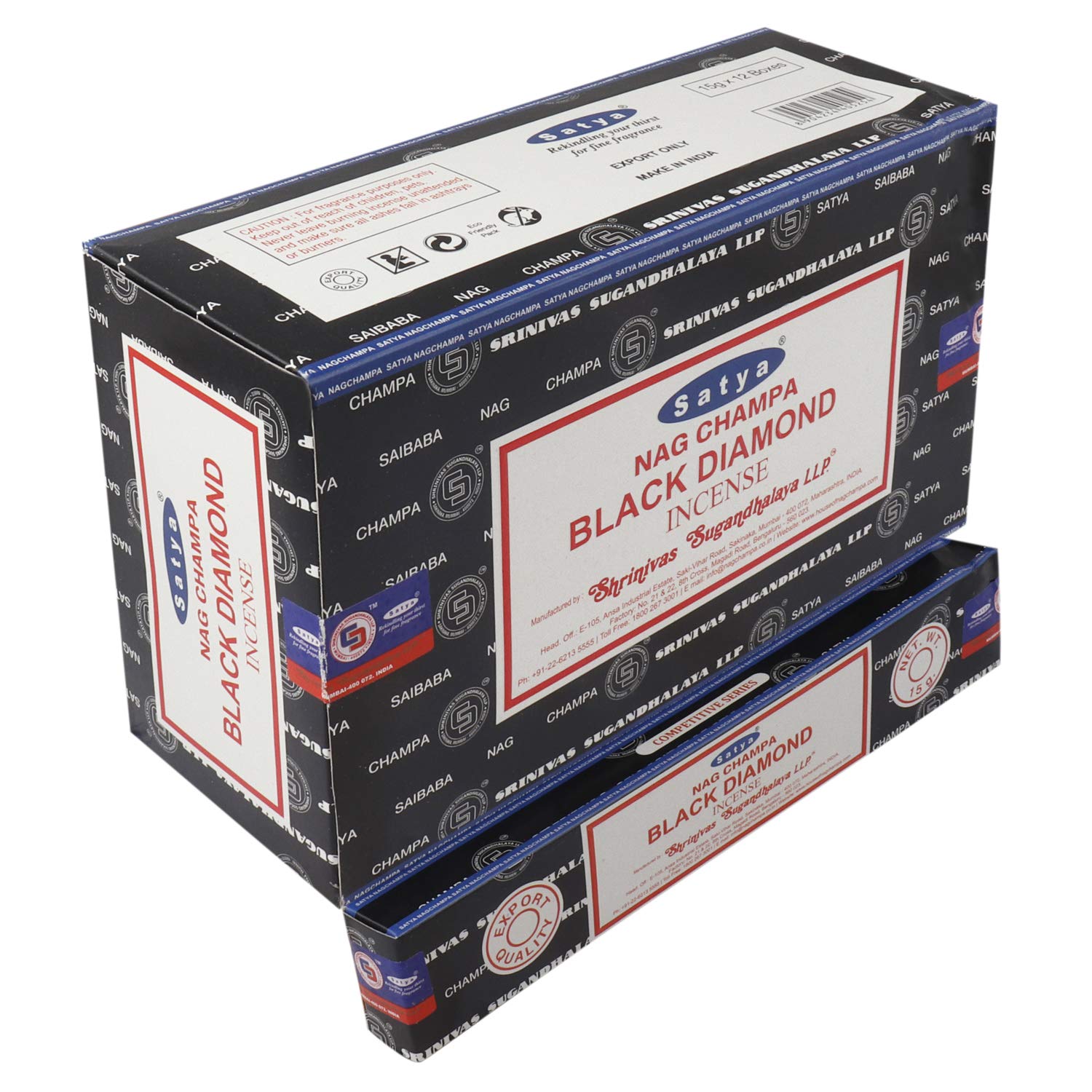 KACHVI Incense |Satya | Nag Champa |Black Diamond - Image 2